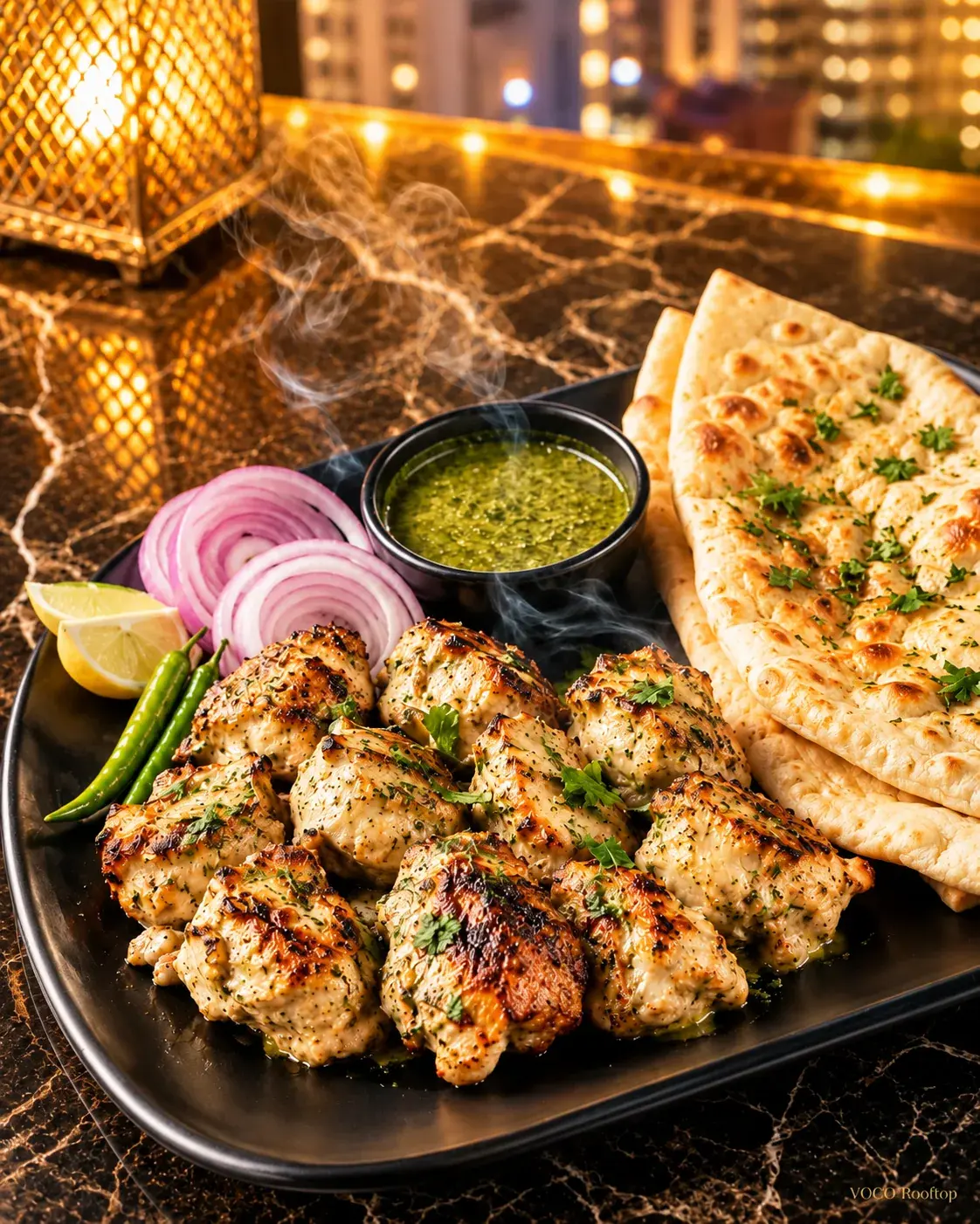 Chicken Malai Boti at VOCO Rooftop Lahore