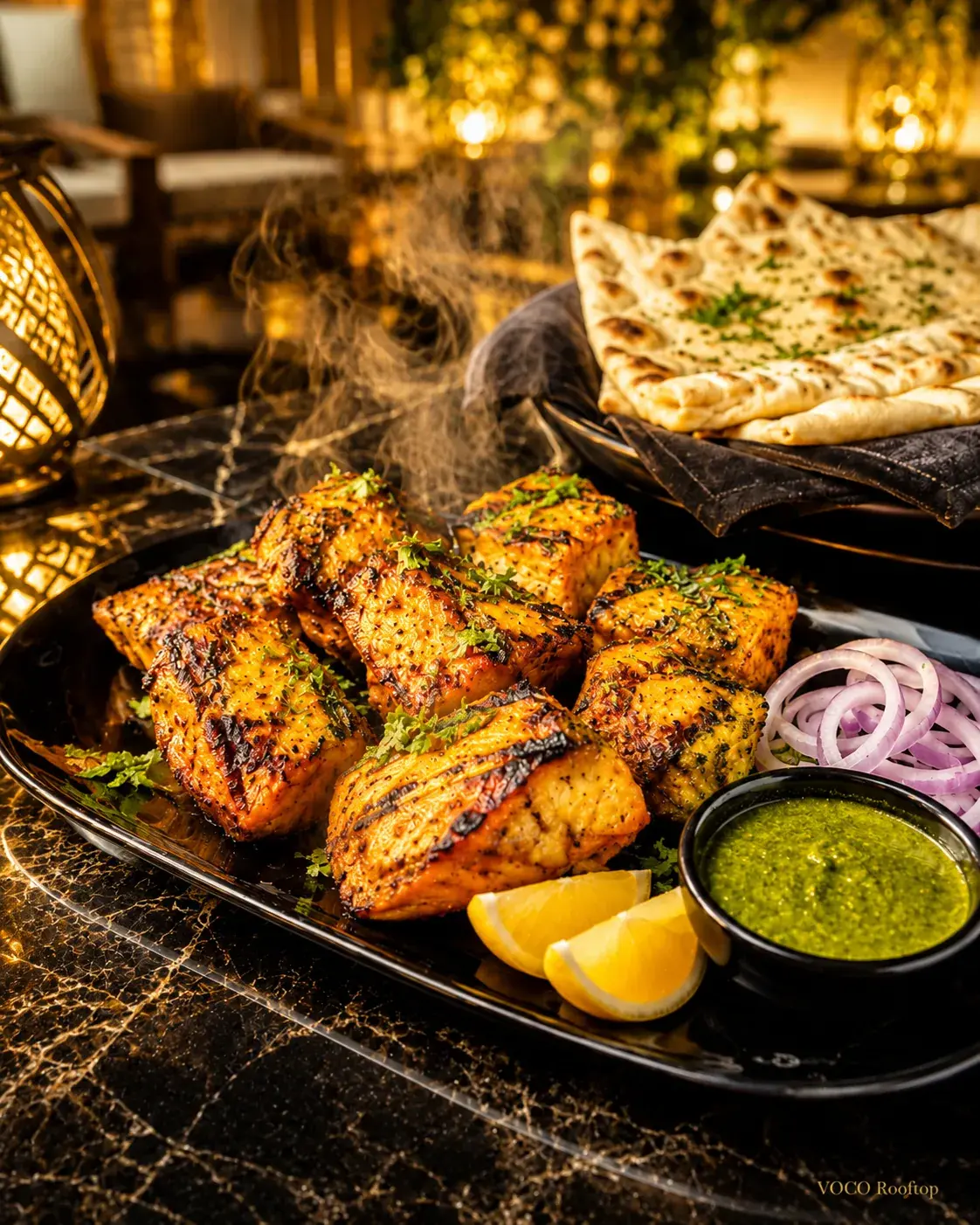 Fish Tikka at VOCO Rooftop Lahore