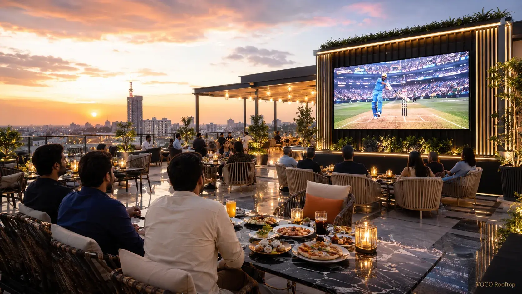 Sports Screening at VOCO Rooftop Lahore
